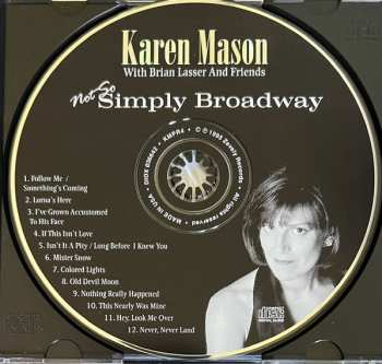 CD Karen Mason: Not So Simply Broadway