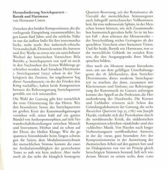 CD Béla Bartók: Karl Amadeus Hartmann / Béla Bartók