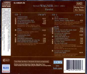 2CD Richard Wagner: Parsifal  (The Complete Karl Muck Parsifal Recordings, 1927-8)