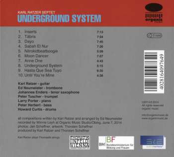 CD Karl Ratzer Septet: Underground System DIGI