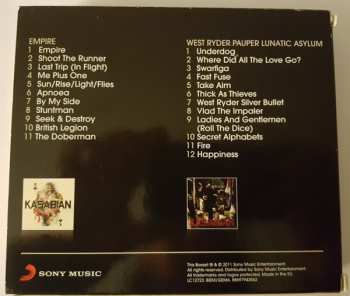 2CD/Set di cofanetti Kasabian: Empire /  West Ryder Pauper Lunatic Asylum