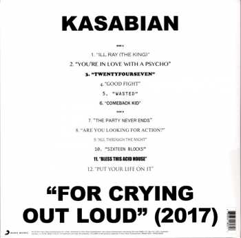 LP/CD Kasabian: For Crying Out Loud