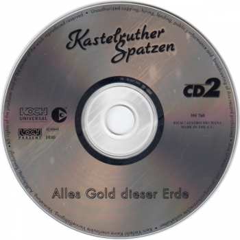 3CD/Set di cofanetti Kastelruther Spatzen: Alles Gold Dieser Erde