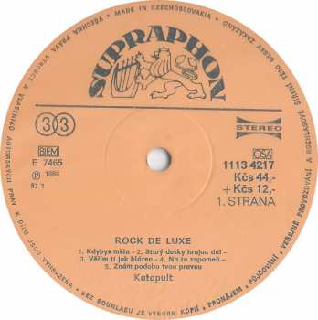 LP/SP Katapult: Rock De Luxe
