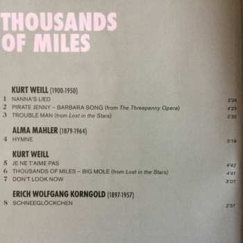 CD Kate Lindsey: Thousands Of Miles