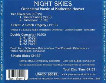 CD Katherine Hoover: Night Skies - Orchestral Music Of Katherine Hoover