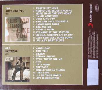 2CD Keb' Mo': Just Like You / Suitcase