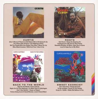 4CD/Set di cofanetti Curtis Mayfield: Keep On Keeping On: Curtis Mayfield Studio Albums 1970-1974