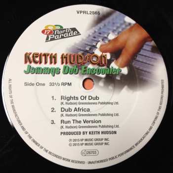 LP Keith Hudson: Jammys Dub Encounter