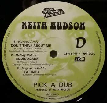 2LP Keith Hudson: Pick A Dub LTD