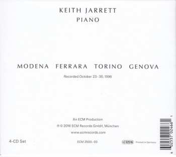 4CD/Set di cofanetti Keith Jarrett: A Multitude Of Angels