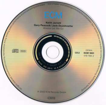 2CD Jack DeJohnette: Always Let Me Go