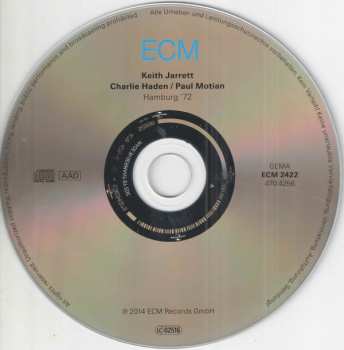 CD Keith Jarrett: Hamburg '72