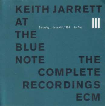 6CD/Set di cofanetti Keith Jarrett: Keith Jarrett At The Blue Note - The Complete Recordings