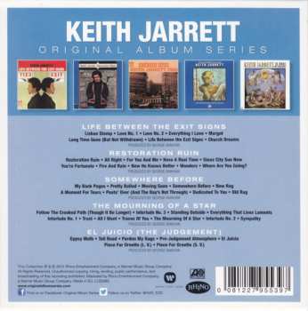 5CD/Set di cofanetti Keith Jarrett: Original Album Series