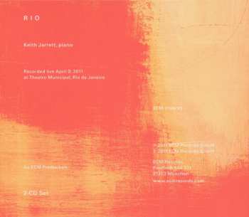 2CD Keith Jarrett: Rio
