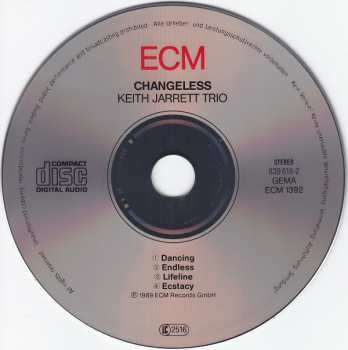 CD Keith Jarrett Trio: Changeless