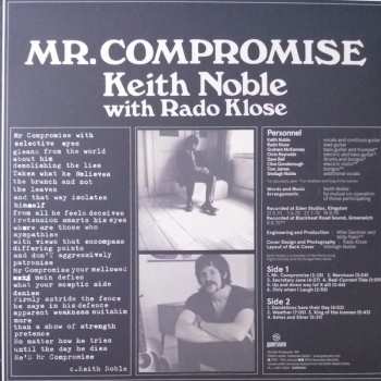 LP Keith Noble: Mr. Compromise
