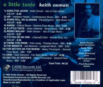 CD Keith Oxman: A Little Taste