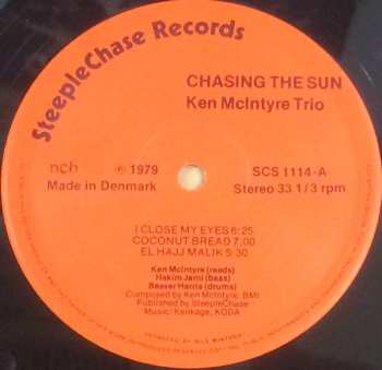 LP Ken McIntyre Trio: Chasing The Sun