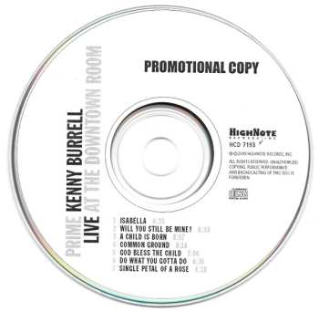 CD Kenny Burrell: Prime Live At The Downtown Room