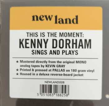 LP Kenny Dorham: This Is The Moment - Sings And Plays