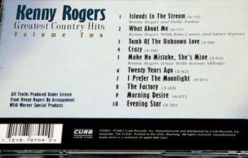 CD Kenny Rogers: Greatest Country Hits Volume Two