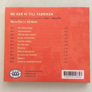 CD Maria Pihl: Nu Går Vi Till Fabriken