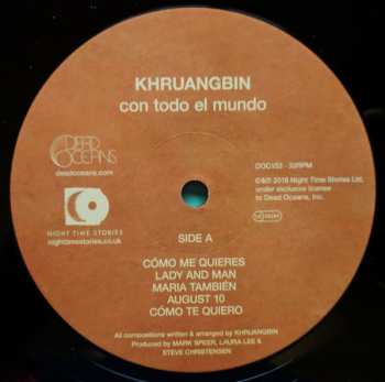 LP Khruangbin: Con Todo El Mundo