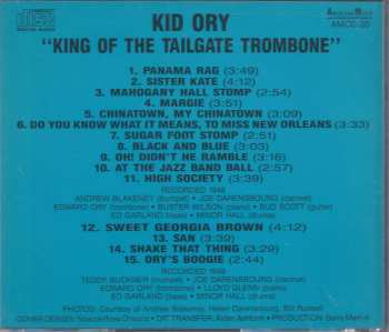 CD Kid Ory: King Of The Tailgate Trombone