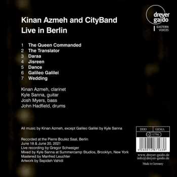 CD Kinan Azmeh: Live In Berlin