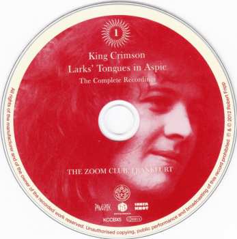 13CD/DVD/Set di cofanetti/Blu-ray King Crimson: Larks' Tongues In Aspic (The Complete Recordings) LTD