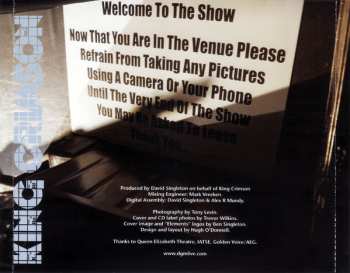 2CD King Crimson: Live In Toronto