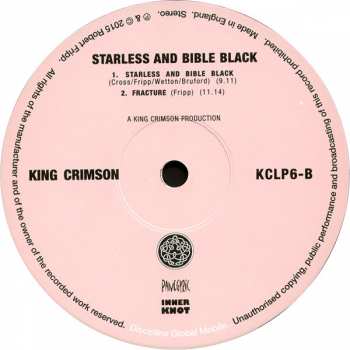 LP King Crimson: Starless And Bible Black
