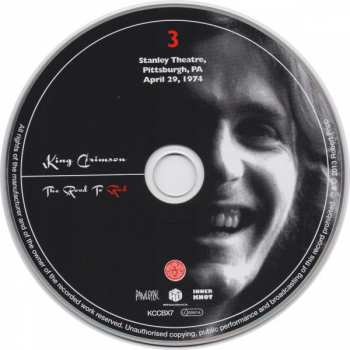 21CD/DVD/Set di cofanetti/2Blu-ray King Crimson: The Road To Red LTD