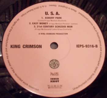 LP King Crimson: USA