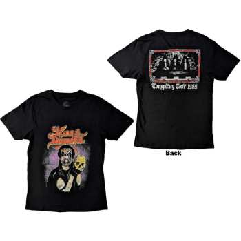 Merce King Diamond: King Diamond Unisex T-shirt: Conspiracy Tour (back Print) (small) S