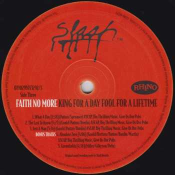 2LP Faith No More: King For A Day Fool For A Lifetime DLX | LTD