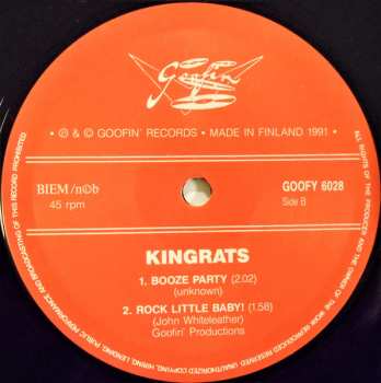 LP King Rats: Booze Party