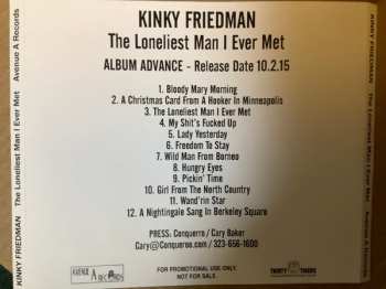 CD Kinky Friedman: The Loneliest Man I Ever Met