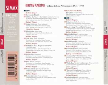 2CD Kirsten Flagstad: Volume 2: Live Performances 1935 - 1948