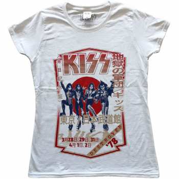 Merch Kiss: Donne Maglietta Destroyer Tour '78 