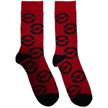 Merch Kiss: Calzini alla caviglia Buzzsaw Logo Kiss Pattern