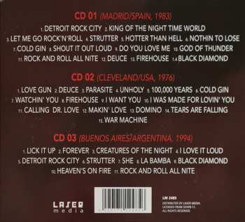 3CD Kiss: Legendary Live Recordings LTD | DIGI