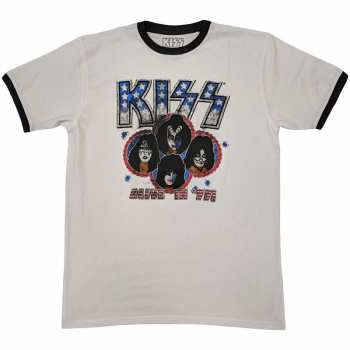 Merch Kiss: Ringer Maglietta Alive In '77