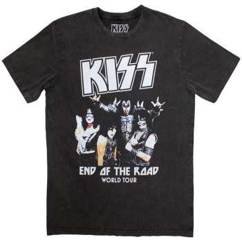 Merch Kiss: Stone Wash Maglietta End Of The Road World Tour