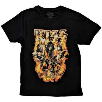 Merch Kiss: Maglietta End Of The Road Tour Orange