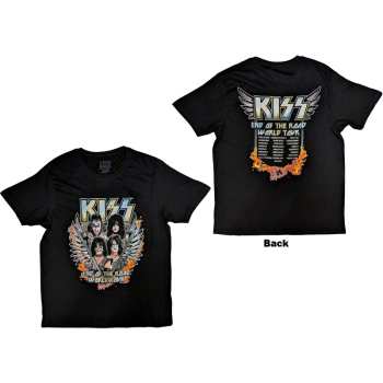 Merce Kiss: Kiss Unisex T-shirt: End Of The Road Wings (back Print) (small) S