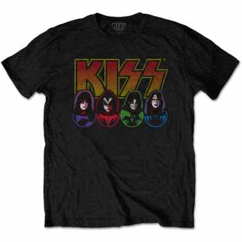 Merch Kiss: Maglietta Logo Kiss, Faces & Icons 