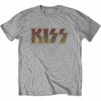Merch Kiss: Maglietta Vintage Classic Logo Kiss 